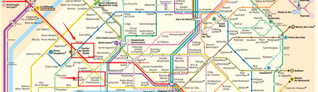 巴黎地鐵圖