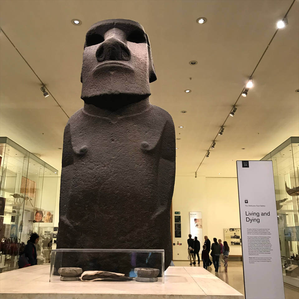 【大洋洲館】摩艾石像（Moai）