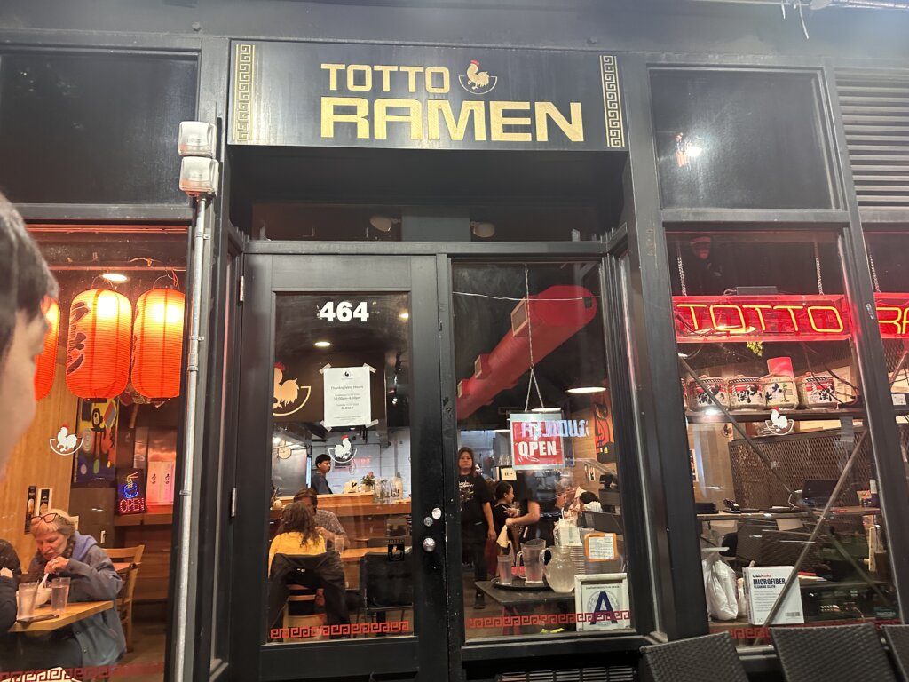 紐約必吃拉麵 Totto Ramen 用餐環境