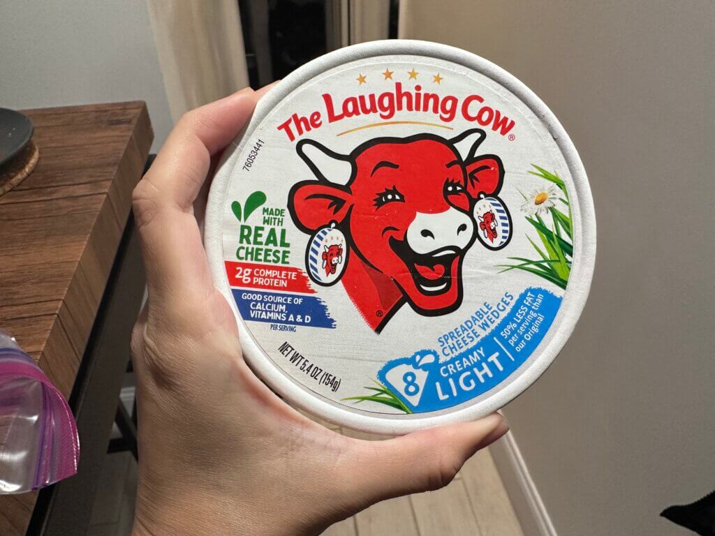 Laughing Cow Original Creamy Swiss Cheese 6 oz each
