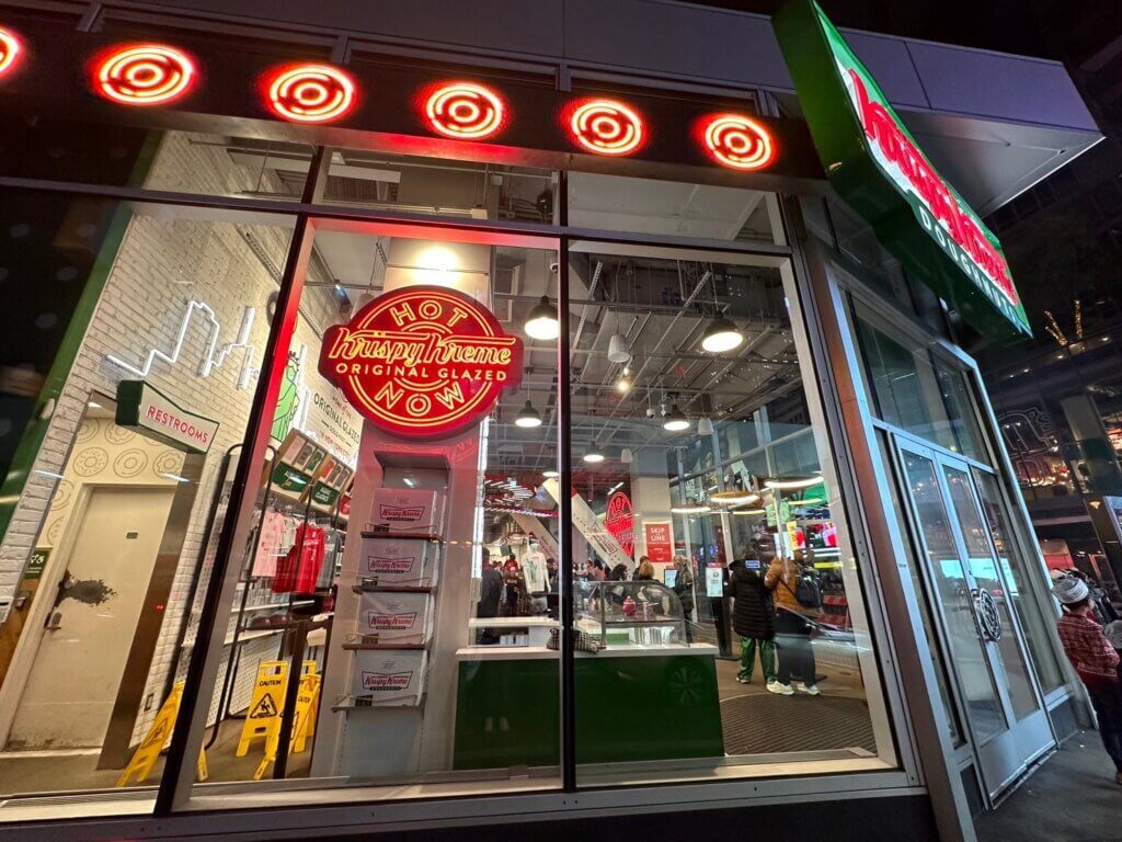紐約Krispy Kreme甜甜圈外觀