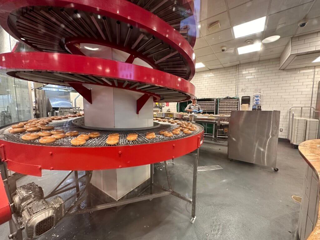 紐約Krispy Kreme甜甜圈 甜甜圈製作工廠