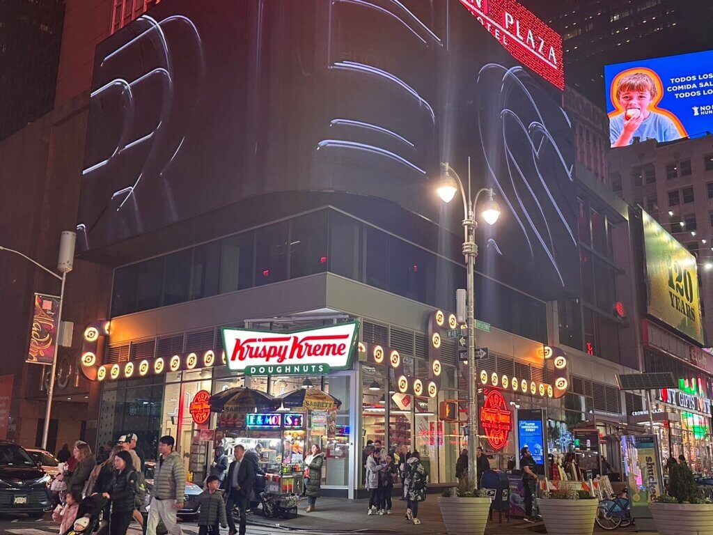 紐約Krispy Kreme甜甜圈外觀