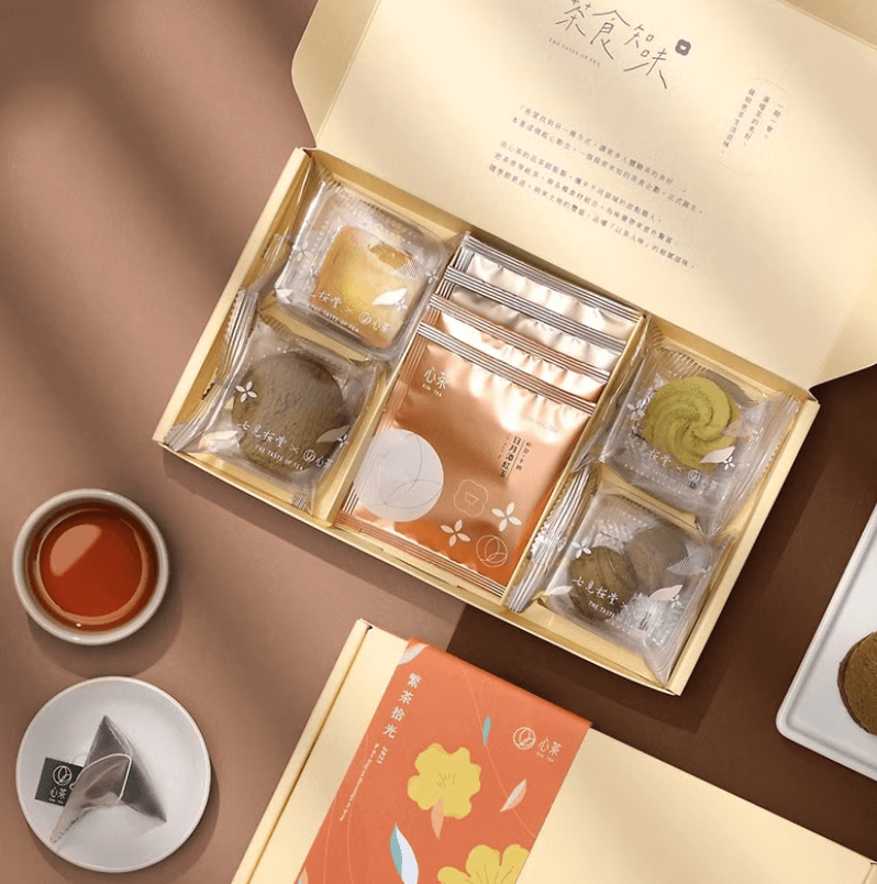 2024過年伴手禮推薦 茶點禮盒 | 茶餅x茶包8入