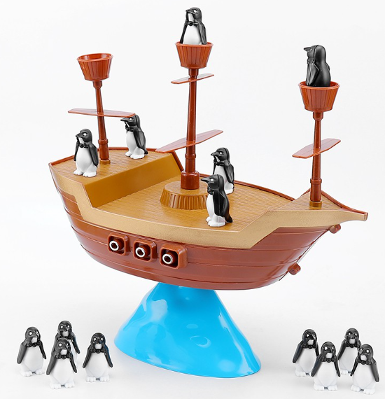 家庭聚會過年桌遊推薦 企鵝海盜船